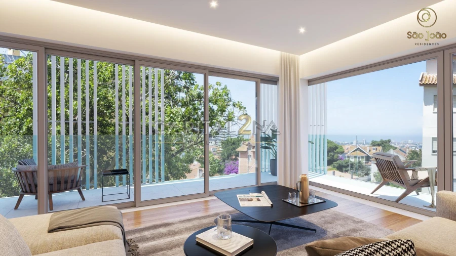 Apartamento T4 para Venda em Carcavelos e Parede Foto 23
