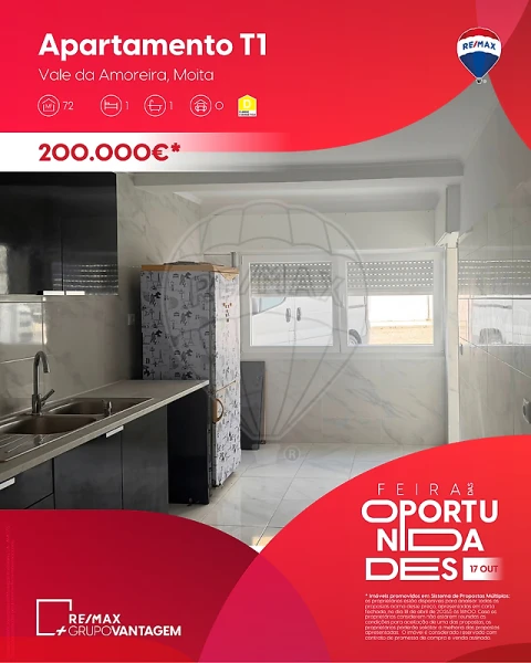 Apartamento T1 para Venda em Baixa da Banheira e Vale da Amoreira