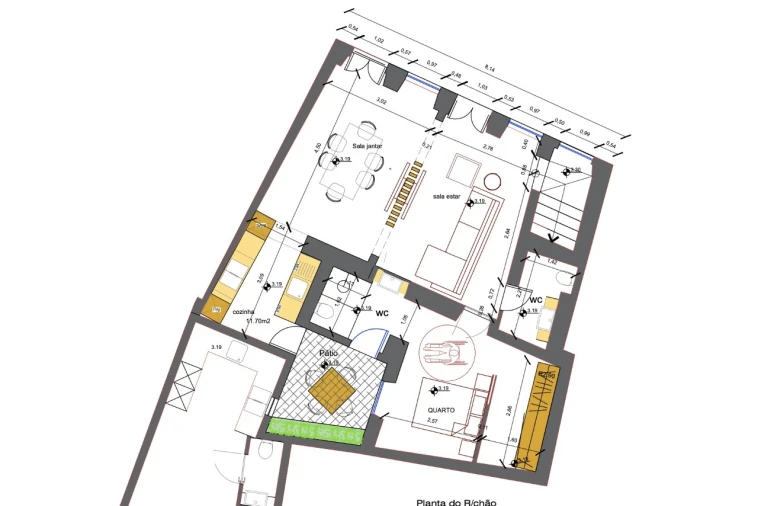 Moradia T4 para Venda em Olhão Planta 1