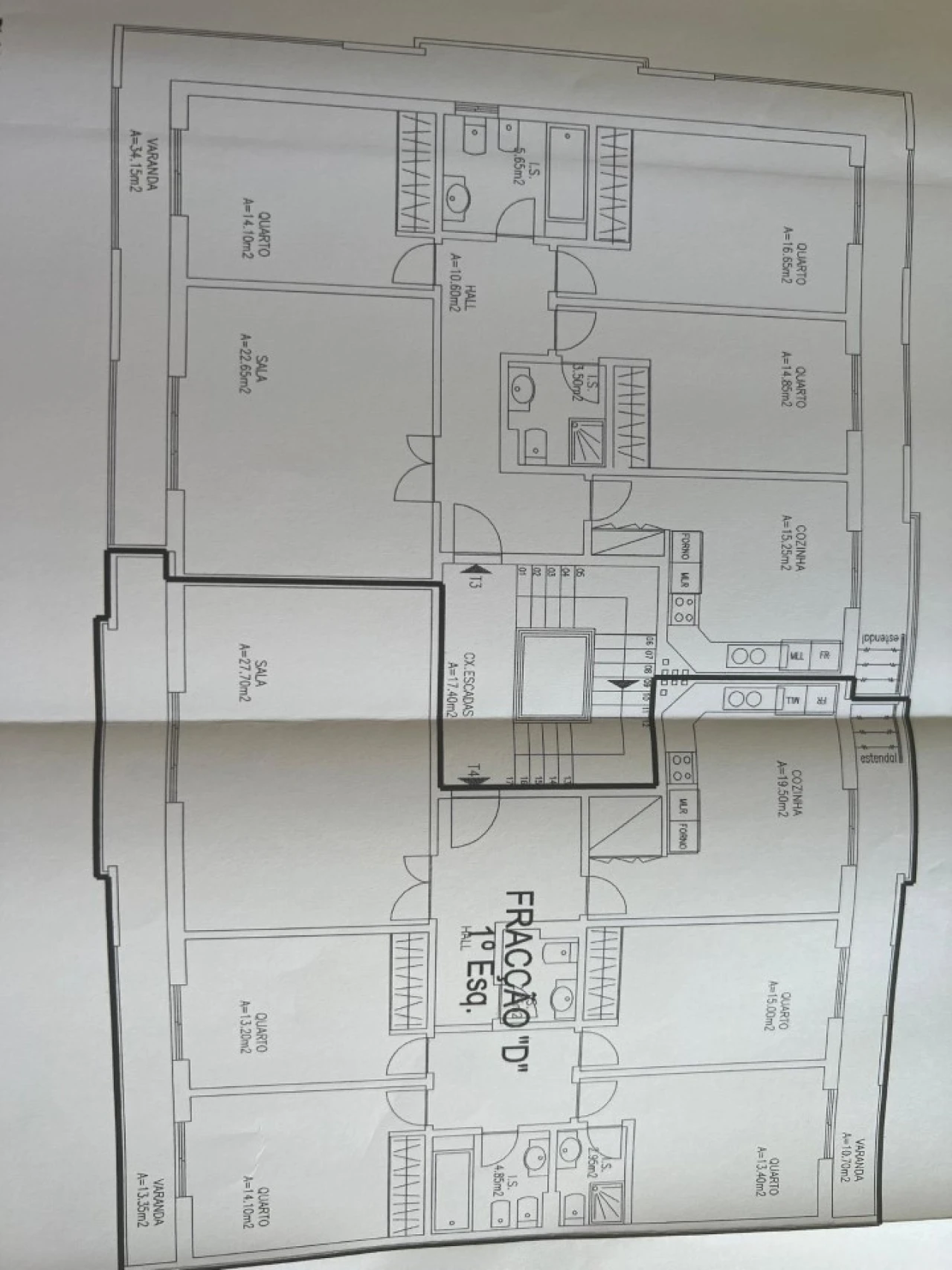 Apartamento T4 para Venda em Pinhal Novo Planta 2