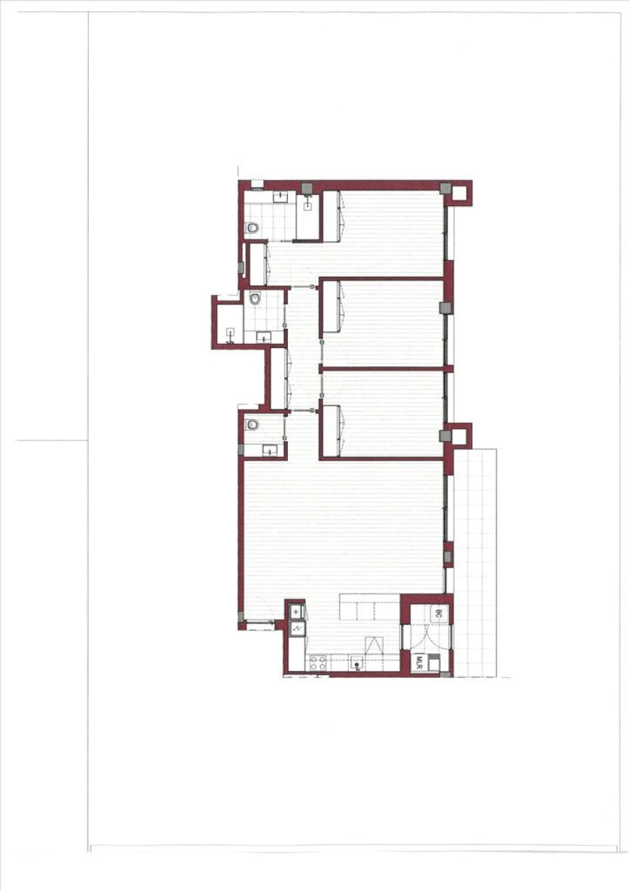 Apartamento T3 para Venda em Ermesinde Planta 1