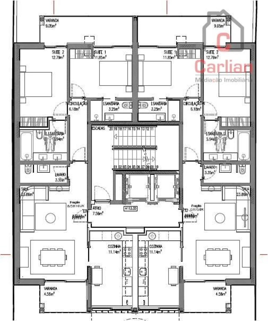 Apartamento T2 para Venda em Mafamude e Vilar do Paraíso Foto 14