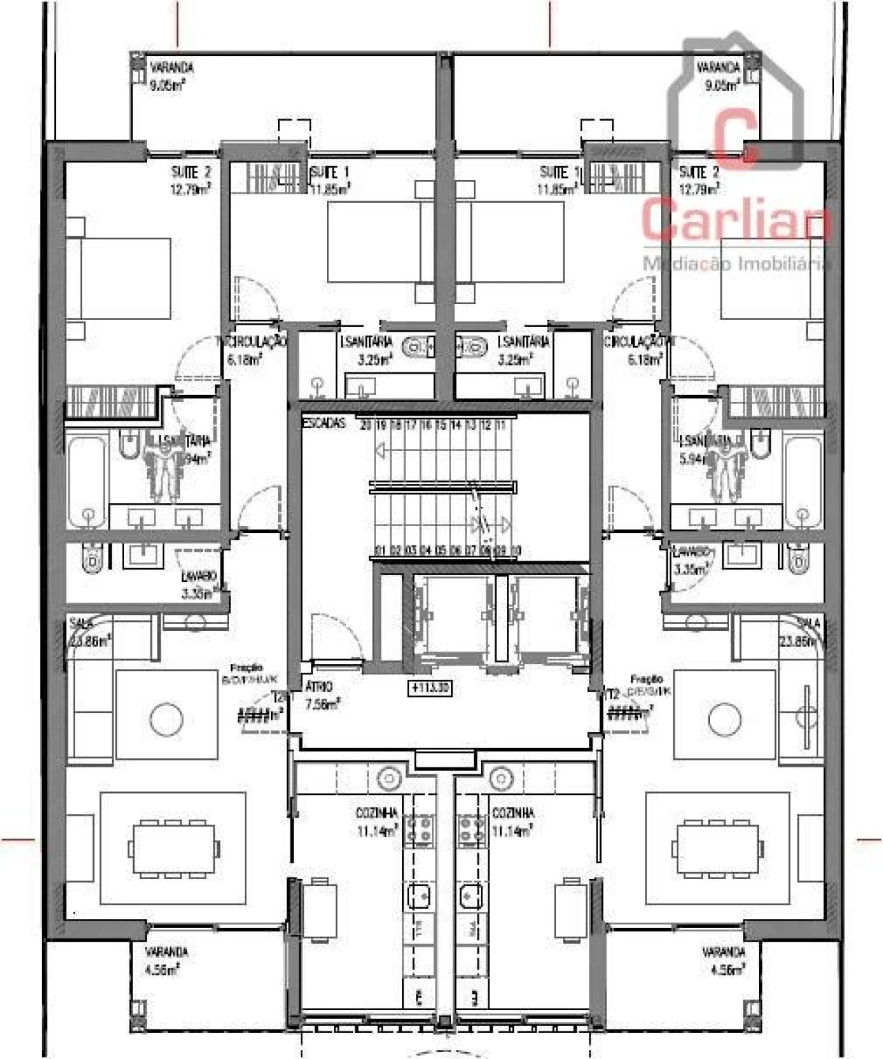 Apartamento T2 para Venda em Mafamude e Vilar do Paraíso Foto 14