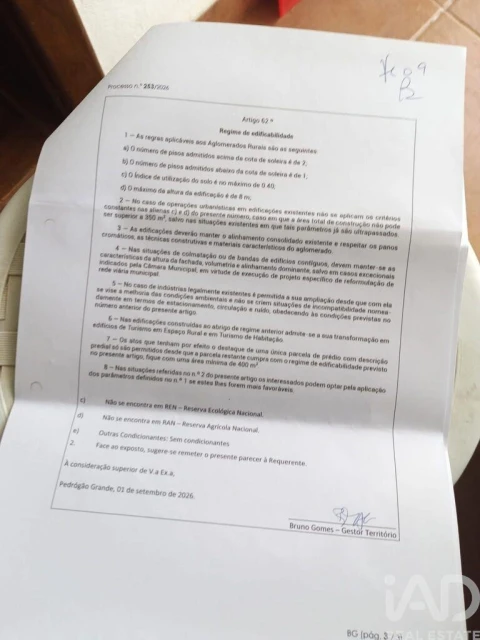 Terreno para Venda em Pedrogão Grande