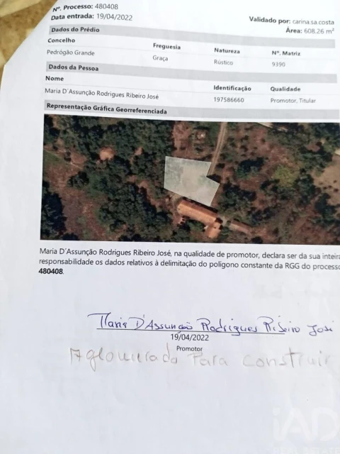 Terreno para Venda em Pedrogão Grande