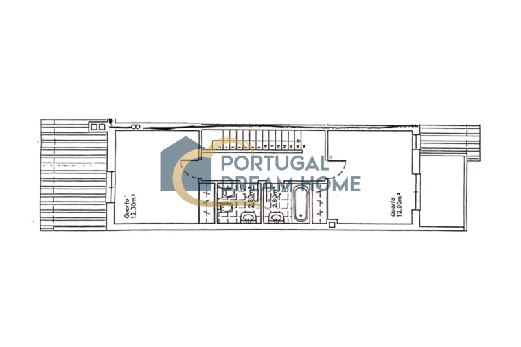 Moradia T2 para Venda em Albufeira e Olhos de Água Planta 2