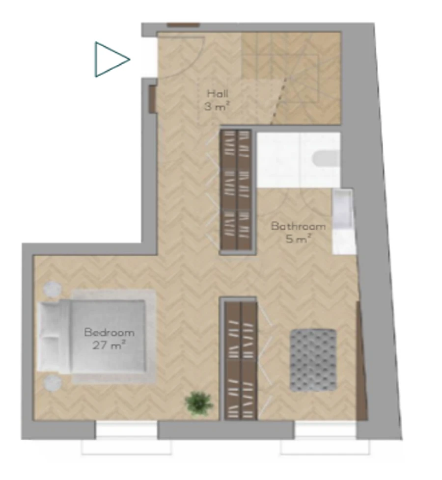 Apartamento T3 para Venda em Santo António Planta 1