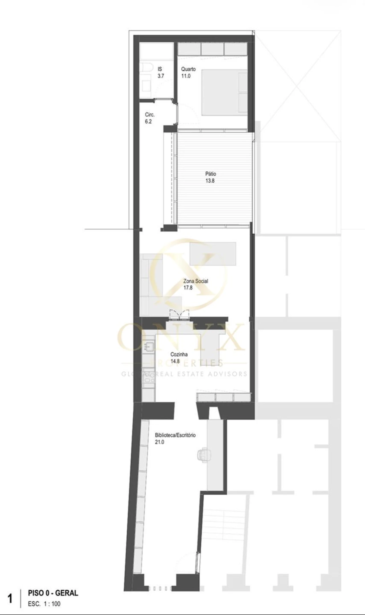 Apartamento T1 para Venda em Estrela Foto 11