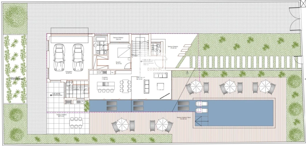 Moradia T4 para Venda em Lagos (São Sebastião e Santa Maria) Planta 1