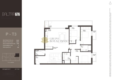 Apartamento T3 para Venda em Baltar