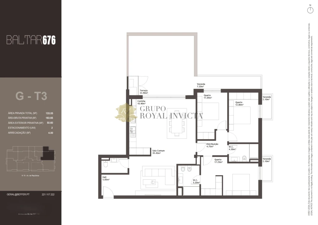 Apartamento T3 para Venda em Baltar Foto 29