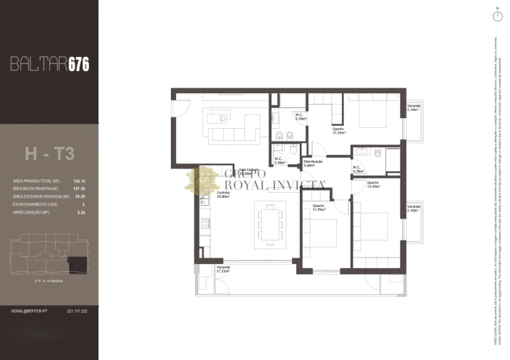 Apartamento T3 para Venda em Baltar Foto 30