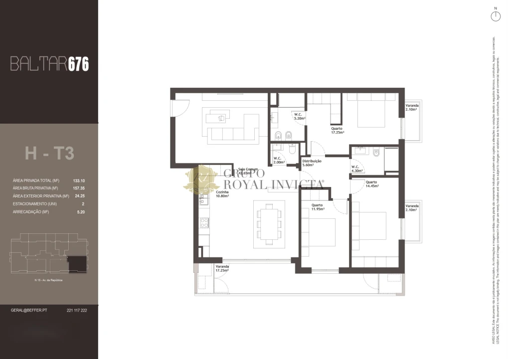 Apartamento T3 para Venda em Baltar Foto 30