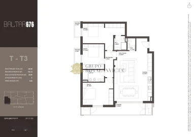 Apartamento T3 para Venda em Baltar
