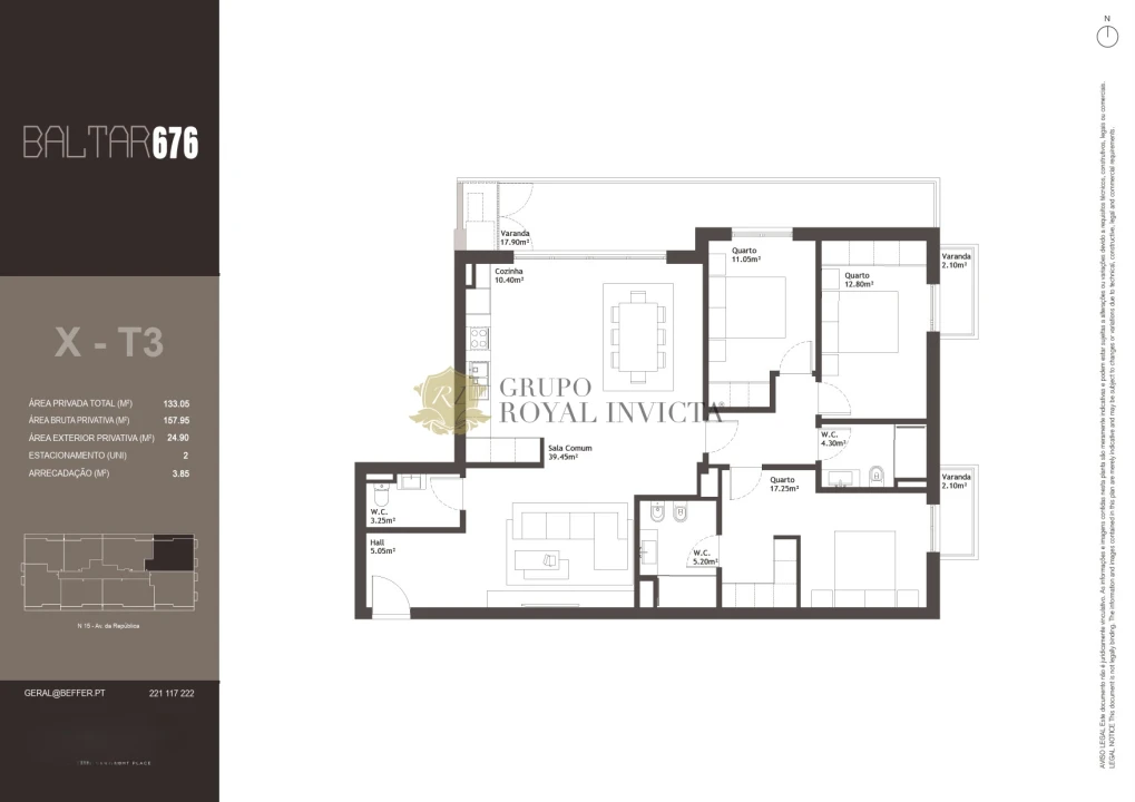 Apartamento T3 para Venda em Baltar Foto 32