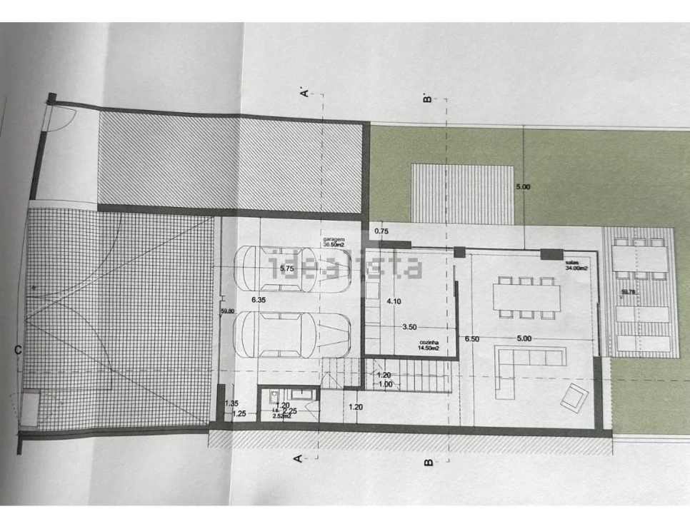 Moradia T3 para Venda em Cidade da Maia Planta 3