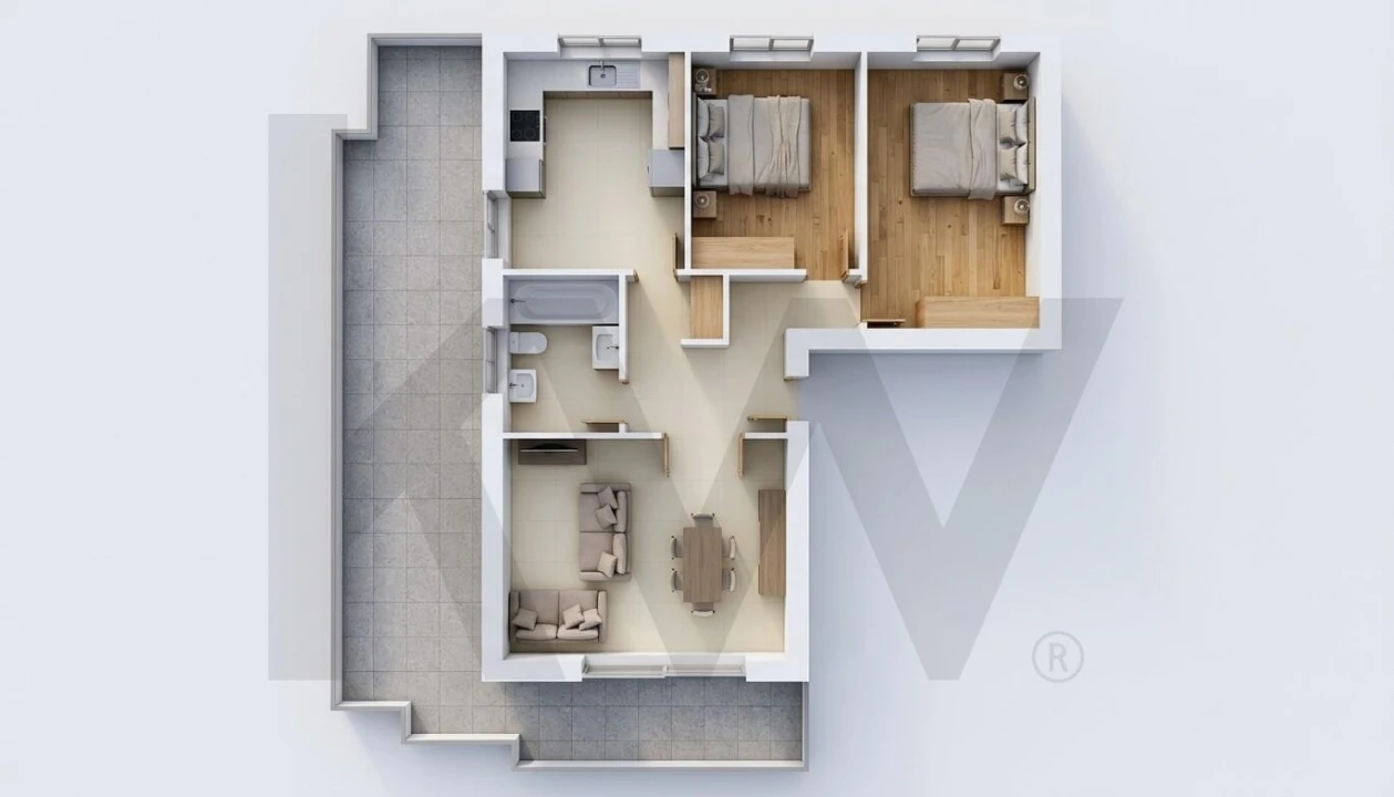 Apartamento T2 para Arrendamento em Santa Maria Maior e Monserrate e Meadela Foto 27