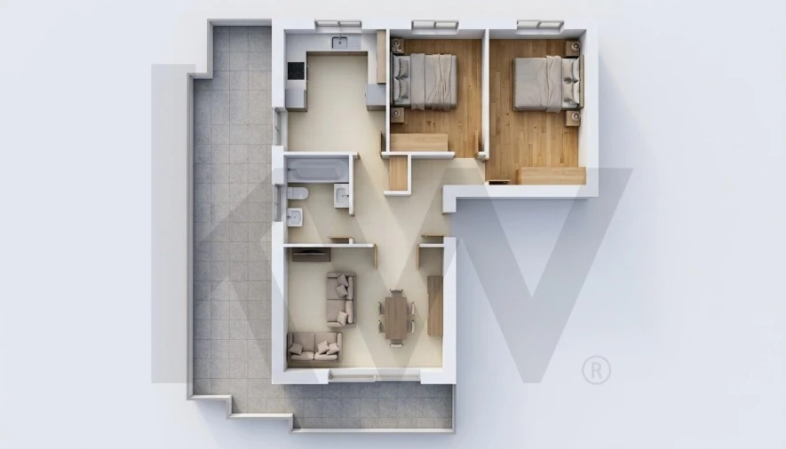 Apartamento T2 para Arrendamento em Santa Maria Maior e Monserrate e Meadela Foto 27