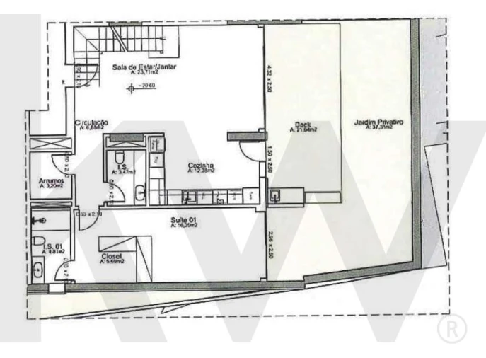 Apartamento T3 para Venda em Algés, Linda-A-Velha e Cruz Quebrada-Dafundo Planta 2