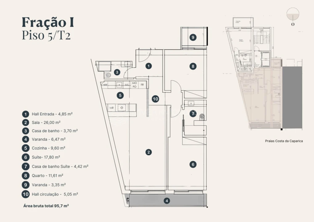 Apartamento T2 para Venda em Costa da Caparica Foto 29