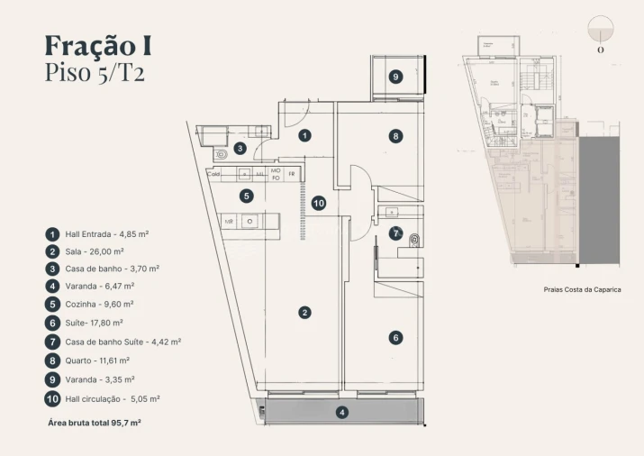 Apartamento T2 para Venda em Costa da Caparica Foto 29