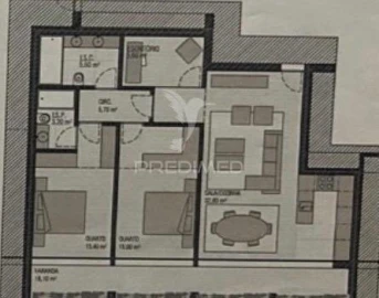 Apartamento T2 para Venda em Ponte