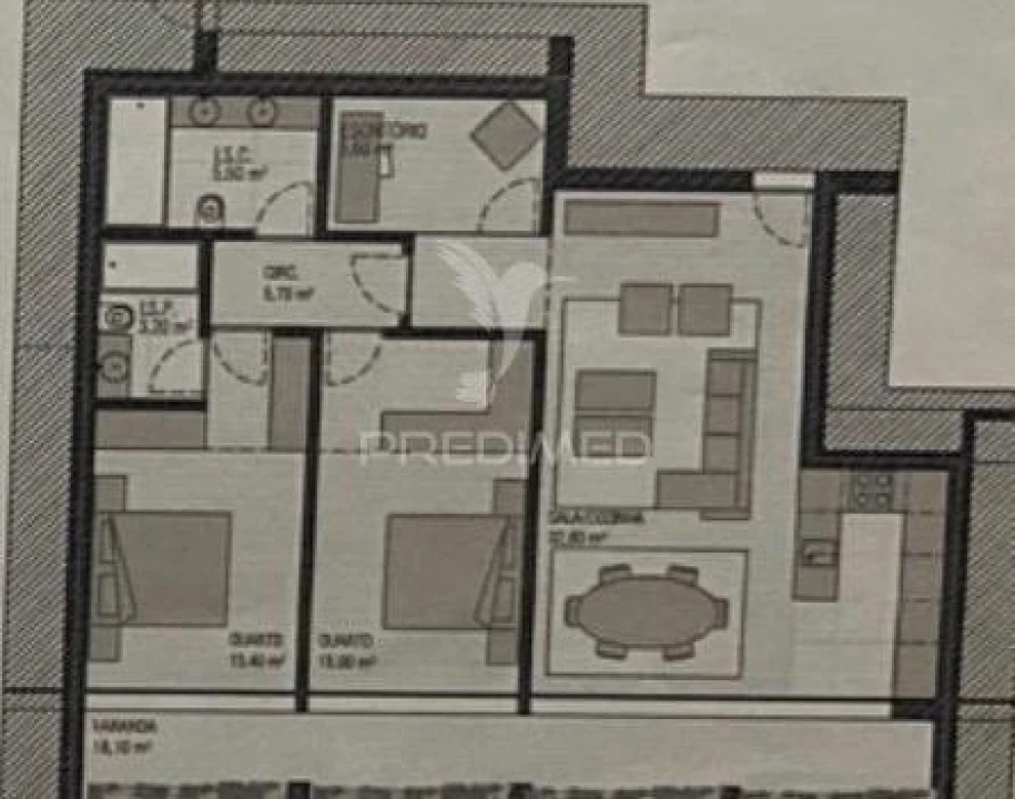 Apartamento T2 para Venda em Ponte Foto 16