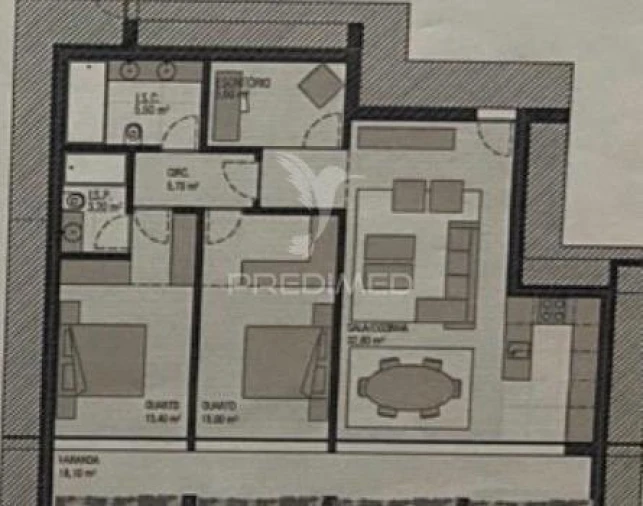 Apartamento T2 para Venda em Ponte Foto 7