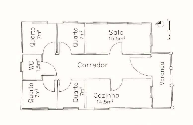 Moradia T4 para Venda em Loivos da Ribeira e Tresouras Planta 6