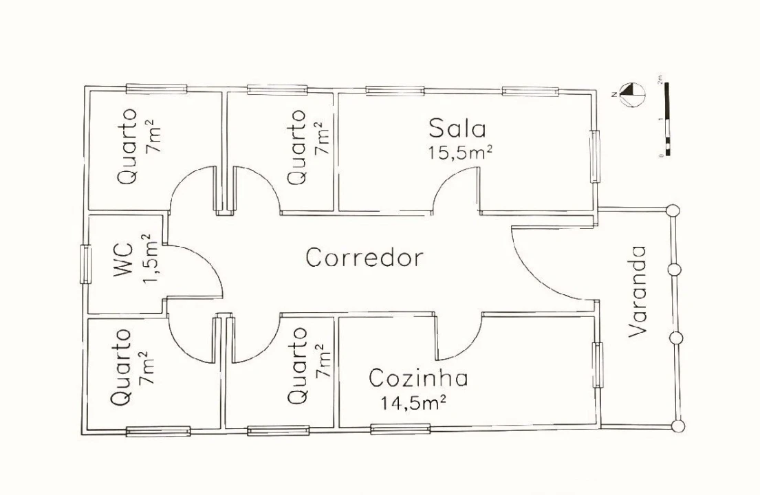 Moradia T4 para Venda em Loivos da Ribeira e Tresouras Planta 6