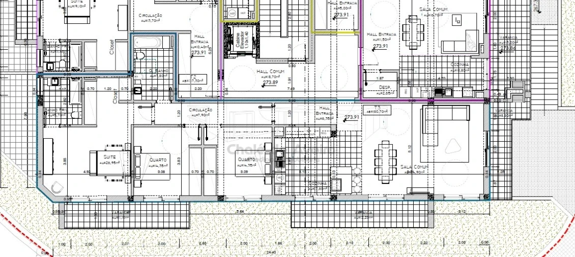 Apartamento T3 para Venda em Nogueira do Cravo e Pindelo Planta 2