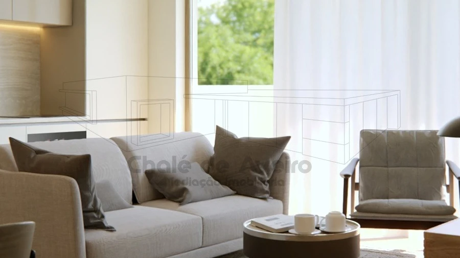 Apartamento T1 para Venda em Oliveira do Bairro