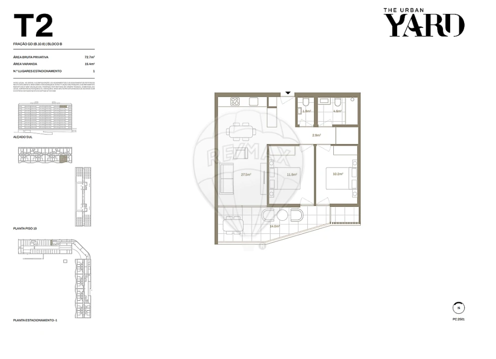 Apartamento T2 para Venda em Santa Marinha e São Pedro da Afurada Foto 9