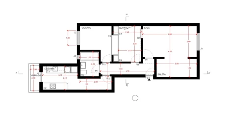 Apartamento T2 para Venda em Alcantara