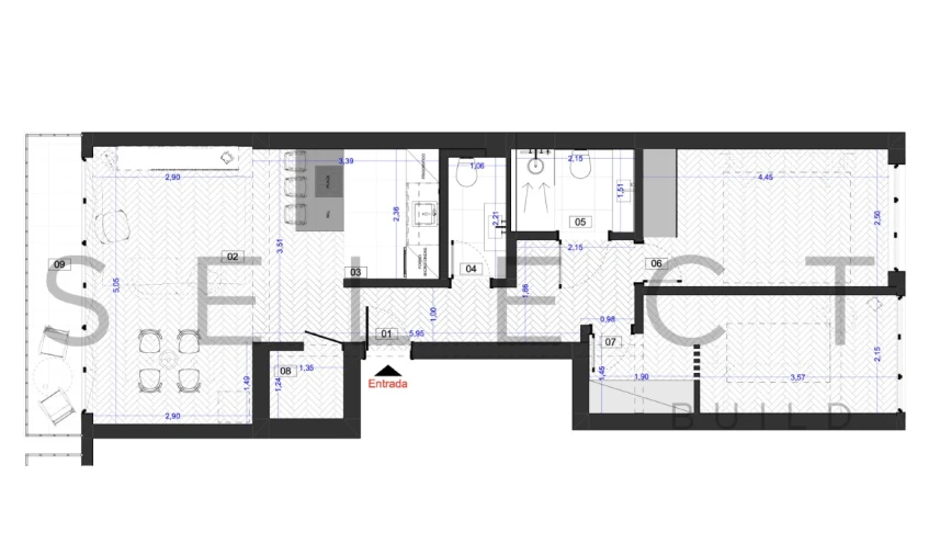 Apartamento T2 para Venda em Estrela Planta 1