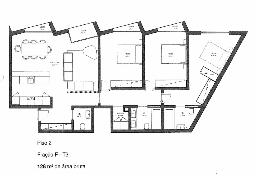 Apartamento T3 para Venda em Matosinhos e Leça da Palmeira Foto 7