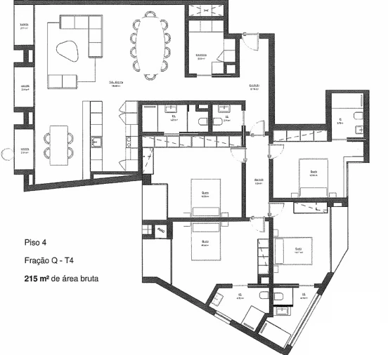 Apartamento T4 para Venda em Matosinhos e Leça da Palmeira Foto 7