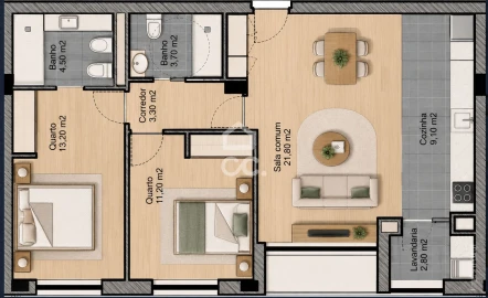 Apartamento T2 para Venda em Ermesinde