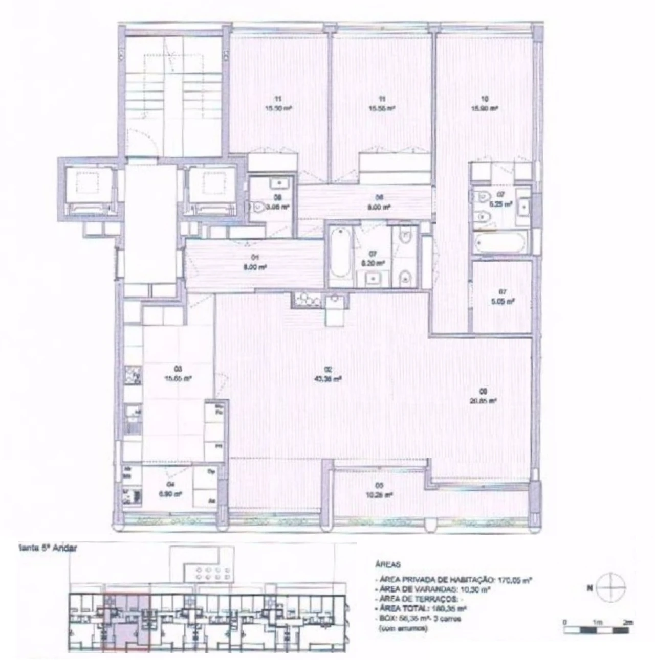 Apartamento T3 para Arrendamento em Aldoar, Foz do Douro e Nevogilde Foto 38