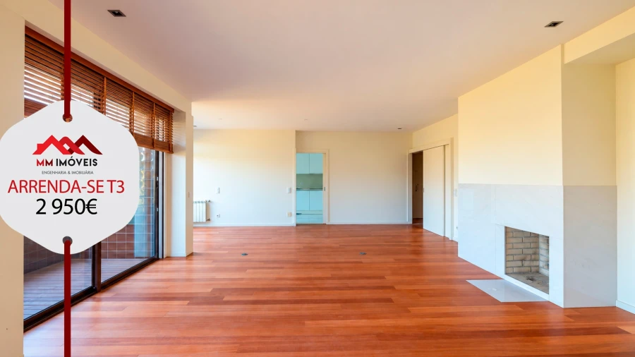 Apartamento T3 para Arrendamento em Aldoar, Foz do Douro e Nevogilde
