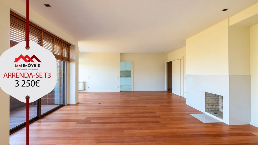 Apartamento T3 para Arrendamento em Aldoar, Foz do Douro e Nevogilde