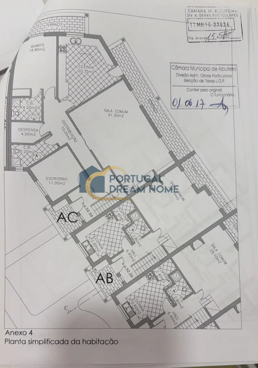 Moradia T4 para Venda em Albufeira e Olhos de Água Planta 2