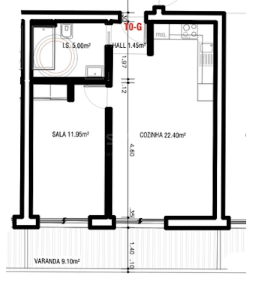 Apartamento T1 para Venda em Altura Foto 2