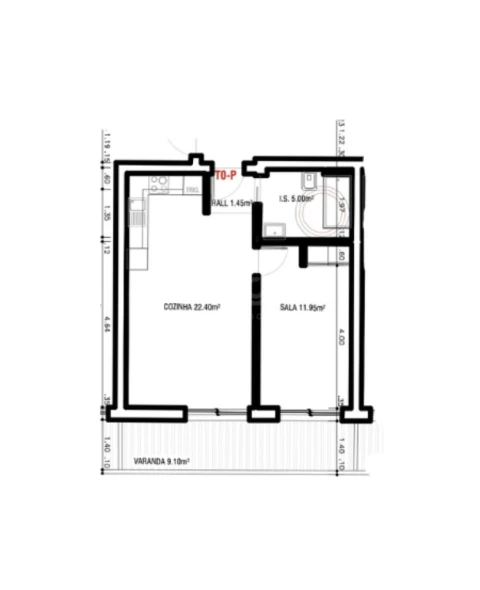 Apartamento T1 para Venda em Altura