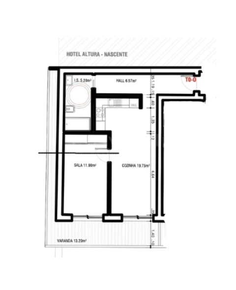 Apartamento T1 para Venda em Altura