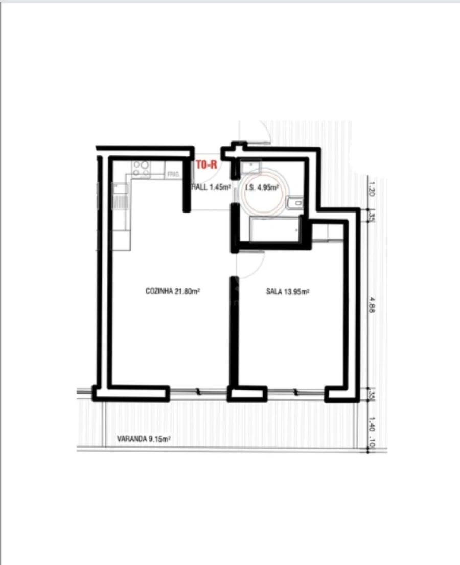 Apartamento T1 para Venda em Altura Foto 2