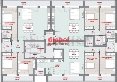 Apartamento T2 para Venda em Rio de Loba