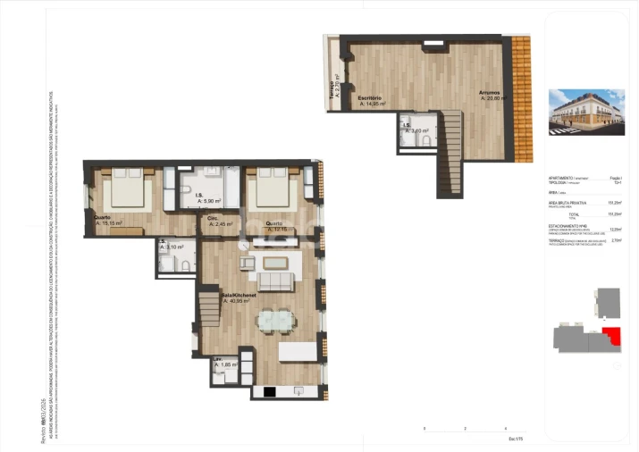 Apartamento T3 para Venda em Montijo e Afonsoeiro Foto 18