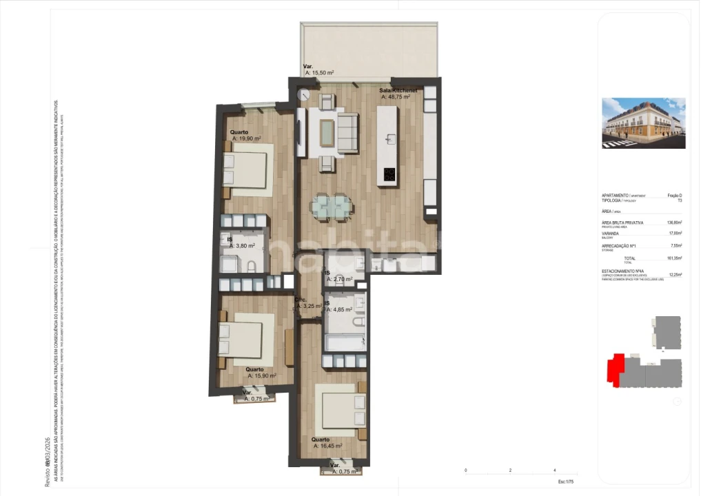 Apartamento T3 para Venda em Montijo e Afonsoeiro Foto 16