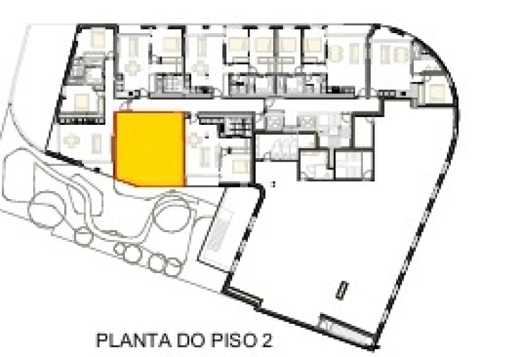 Apartamento T1 para Venda em Matosinhos e Leça da Palmeira Planta 2